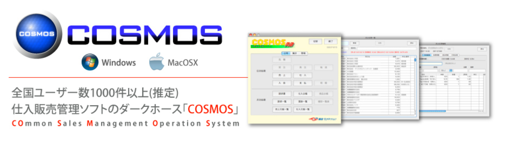 販売管理 COSMOS